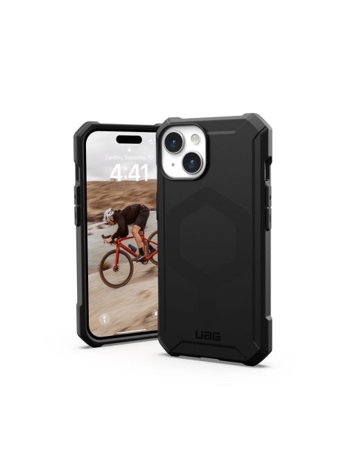 ( UAG ) Urban Armor Gear Essential compatible with Magsafe for IPHONE 15 black