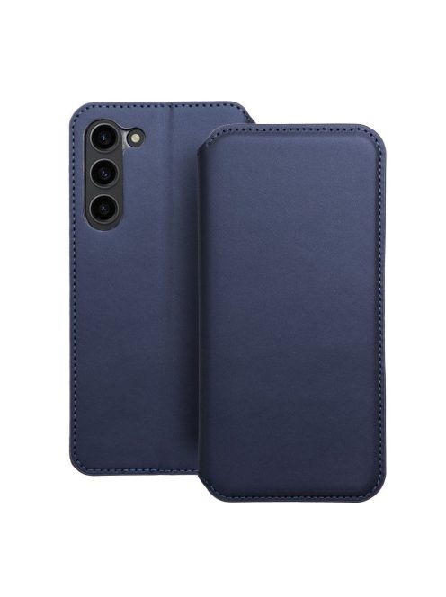 DUAL POCKET Book case for SAMSUNG S24 navy