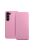 DUAL POCKET Book case for SAMSUNG S24 light pink