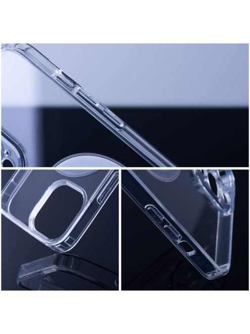 CLEAR MAG COVER case compatible with MagSafe for SAMSUNG S24 transparent