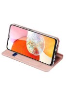 DUX DUCIS wallet case SKIN PRO for SAMSUNG A15 5G rose