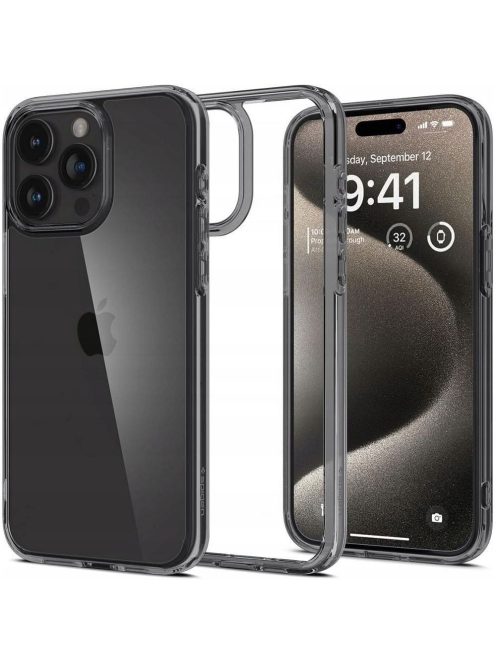 SPIGEN case ULTRA HYBRID for IPHONE 15 Pro space crystal