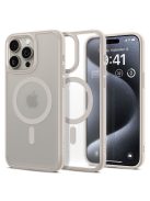 SPIGEN case ULTRA HYBRID MAG compatible with MagSafe for IPHONE 15 Pro frost natural titanium