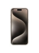 SPIGEN case ULTRA HYBRID MAG compatible with MagSafe for IPHONE 15 Pro frost natural titanium