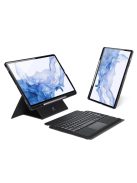 DUX DUCIS case DK foldable with Wireless Keyboard for SAMSUNG Tab S8 Plus (X800/X806)/S7FE(T730/T736B)/S7 Plus (T970/T976B) black