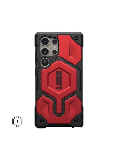 ( UAG ) Urban Armor Gear Monarch Pro case for SAMSUNG S24 ULTRA 5G with magnet crimson