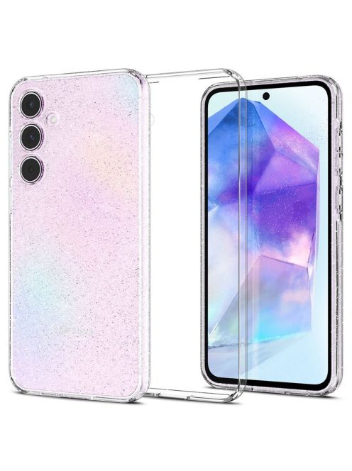 SPIGEN case LIQUID GLITTER CRYSTAL for SAMSUNG A55 5G transparent