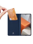 DUX DUCIS wallet case SKIN PRO for REDMI NOTE 13 Pro Plus 5G blue