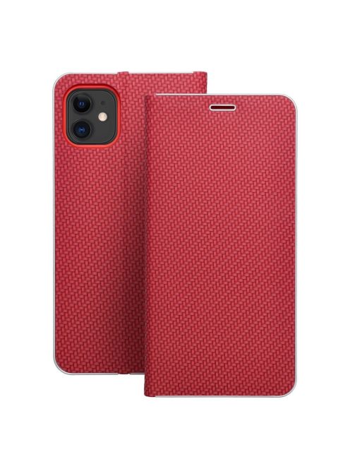 LUNA Book Carbon for IPHONE 11 red