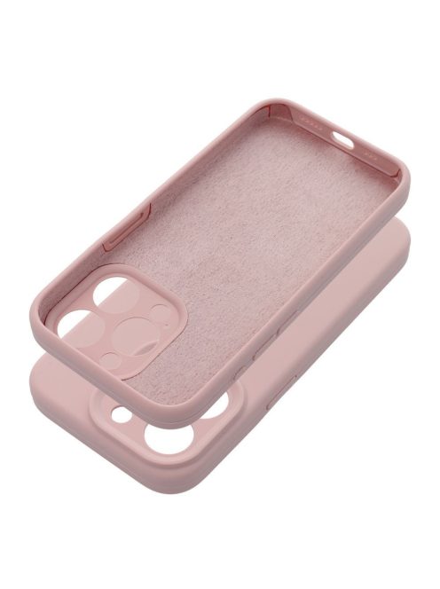 Case SILICONE 2mm for IPHONE 14 sand pink