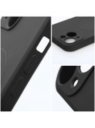 SILICONE MAG COVER case compatible with MagSafe for IPHONE 16 black