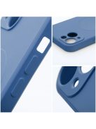 SILICONE MAG COVER case compatible with MagSafe for IPHONE 16 blue