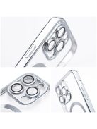 ELECTRO MAG COVER case compatible with MagSafe for IPHONE 16 silver