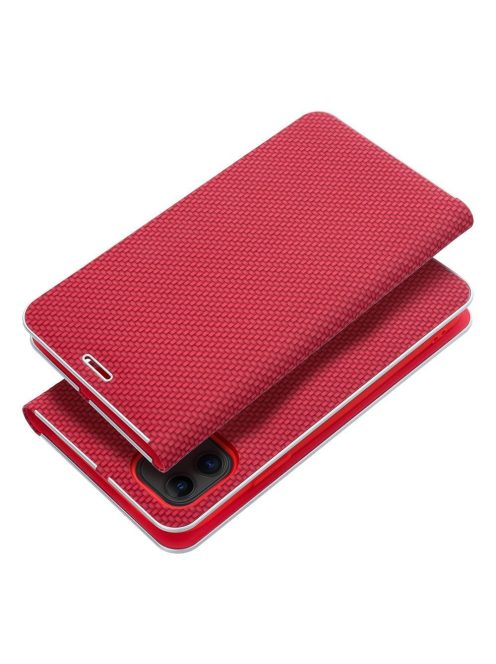 LUNA Book Carbon for IPHONE 16 red