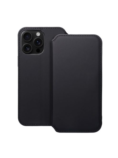 DUAL POCKET Book case for IPHONE 16 Pro Max black