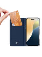 DUX DUCIS wallet case SKIN PRO for IPHONE 16 Plus blue