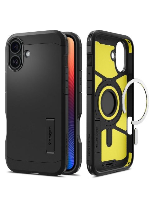 SPIGEN case TOUGH ARMOR MAG compatible with MagSafe for IPHONE 16 Plus black