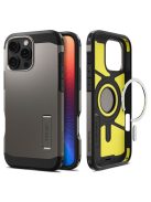 SPIGEN case TOUGH ARMOR MAG compatible with MagSafe for IPHONE 16 Pro gunmetal