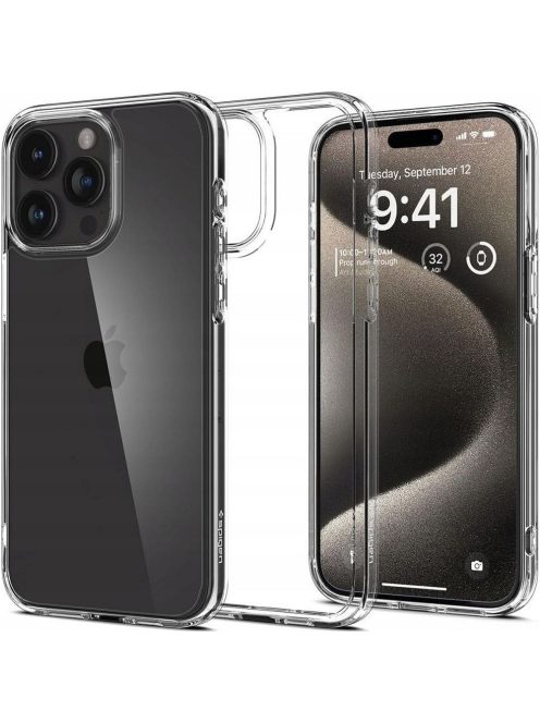 SPIGEN case ULTRA HYBRID for IPHONE 16 Pro crystal clear