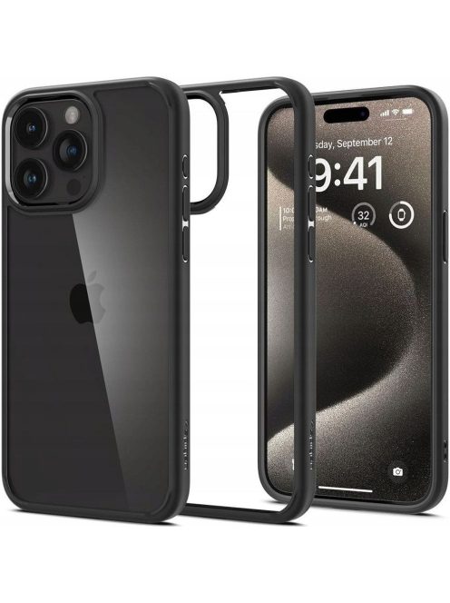 SPIGEN case ULTRA HYBRID for IPHONE 16 Pro matte black