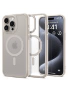 SPIGEN case ULTRA HYBRID MAG compatible with MagSafe for IPHONE 16 Pro Max frost natural titanium