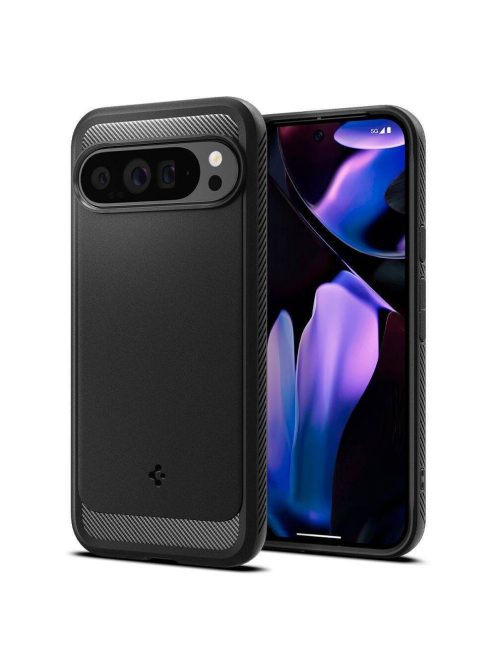 Case SPIGEN case RUGGED ARMOR for GOOGLE Pixel 9 Pro XL matte black