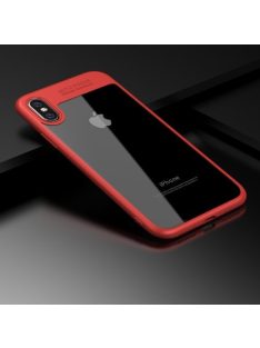 iPhone X IPAKY Tok TPU Frame Keret Piros