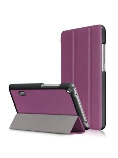   Huawei MediaPad T3 7.0 Kitámasztható Tok Notesz Tri-Fold Lila