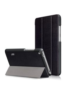   Huawei MediaPad T3 7.0 Kitámasztható Tok Notesz Tri-Fold Fekete