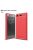 Sony Xperia XZ1 Compact Tok Szilikon Szálcsiszolt Ütésálló Kivitel Piros