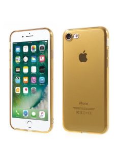 iPhone 7 8 Tok Szilikon TPU Fényes - Glossy Arany