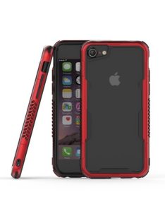 iPhone 7 / 8 Tok Keret Műanyag Hybrid Series Piros