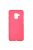 Samsung Galaxy A8 (2018) Szilikon Tok Fényes Kerettel Piros