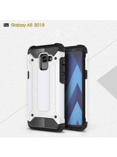   Samsung Galaxy A8 (2018) Armor Tok Ütésálló Kivitel 2in1 Hybrid Fehér