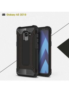   Samsung Galaxy A8 (2018) Armor Tok Ütésálló Kivitel 2in1 Hybrid Fekete