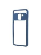 Samsung Galaxy A8 (2018) Tok 2in1 Szilikon Keret -RMPACK Frame- Series Kék