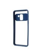 Samsung Galaxy A8 (2018) Tok 2in1 Szilikon Keret -RMPACK Frame- Series Kék
