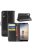 Huawei P20 Lite Bőrtok Notesz Kitámasztható Fekete