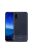 Huawei P20 Tok Szilikon Bőr-Szálcsiszolt Mintázattal Sötétkék