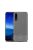 Huawei P20 Tok Szilikon Bőr-Szálcsiszolt Mintázattal Szürke