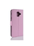 Samsung Galaxy A6 (2018) Notesz Tok Business Series Kitámasztható Bankkártyatartóval Rózsaszín