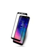 Samsung Galaxy A6+ (2018) Mocolo Silk Tempered Glass - Képernyővédő Üveg Fekete - Full Size