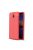 Nokia 3.1 Szilikon Tok Bőrmintázattal Piros