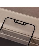Huawei Mate 20 Lite Kijelzővédő Üveg - Tempered Glass Silk Fekete