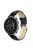 Samsung Galaxy Watch 46mm Pótszíj - Óraszíj Krokodil Bőrmintás Fekete