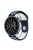 Samsung Galaxy Watch 46mm Óraszíj - Pótszíj Szilikon Hollow Style Lyukacsos Kék/Fehér