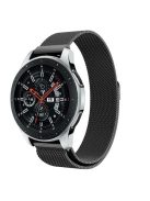 Samsung Galaxy Watch 46mm FémSzíj - Pótszíj Mágneses Fekete