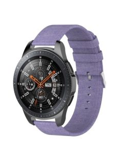   Samsung Galaxy Watch 46mm Óraszíj - Pótszíj Textil Canvas Lila