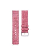 Samsung Galaxy Watch 46mm Óraszíj - Pótszíj Textil Canvas Pink