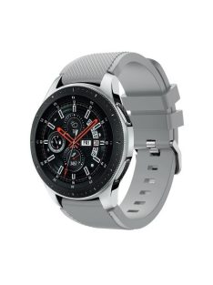   Szilikon Óraszíj - Pótszíj Samsung Galaxy Watch 46mm - Sport Style Series Szürke